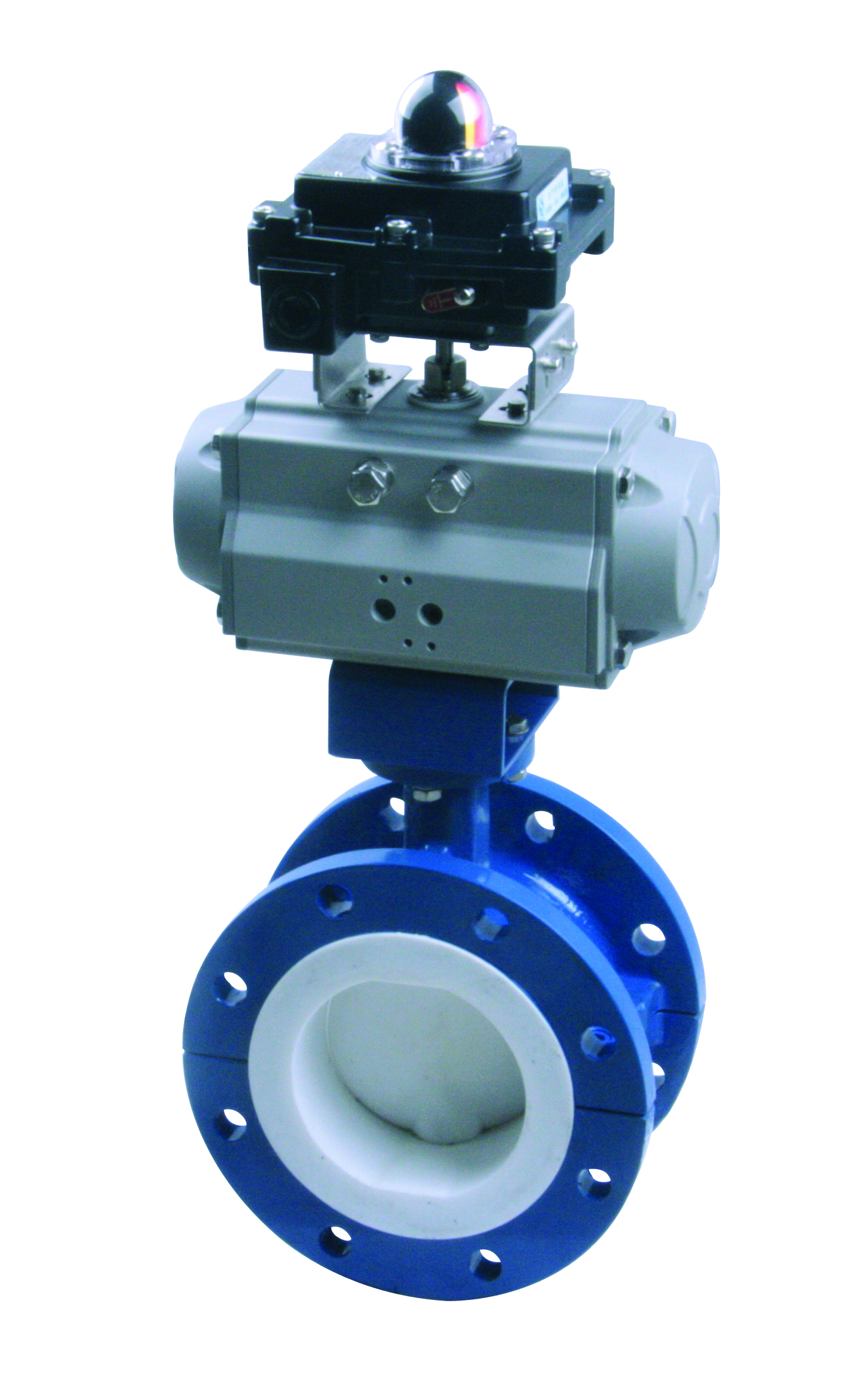 氣動襯四氟蝶閥D671F46、D641F46